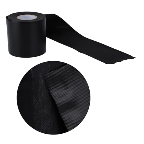 Hztyyier 1 Rolle Rohrband Hochwertiges PVC Klebeband für die Isolierung von Klimaanlagen, Schwarz, 60 Mm X 11,5 M