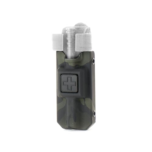 Eleven 10 Rigid TQ Case for C-A-T Tourniquet | Black Holster Attachment for Safari Holsters (Multicam Black, Non-RDS Mount)
