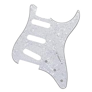 Ensemble d’assemblage de micros Humbucker, pickguard de guitare Strat à 11 trous compatible avec Fender USA/Mexican Made… - Les Beatles, Paul McCartney, John Lennon, RIngo Starr, George Harrison Ensemble d'assemblage de micros Humbucker, pickguard de guitare Strat à 11 trous compatible avec Fender USA/Mexican Made… – Image 5