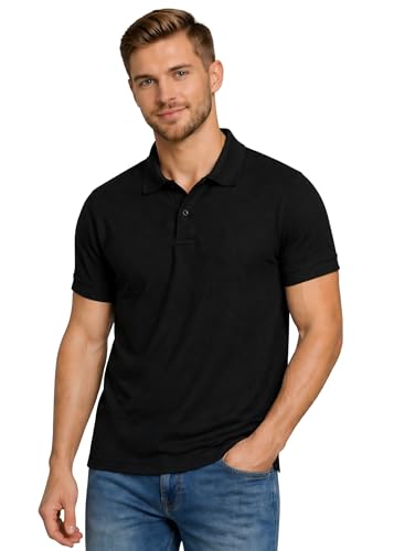 Image of INKKR Men's Polo Neck Half Sleeve Solid T-Shirts