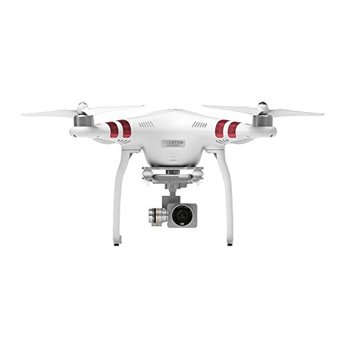 DJI Drone Phantom 3 Standard con Videocamera 12 MP/2,7K, Bianco
