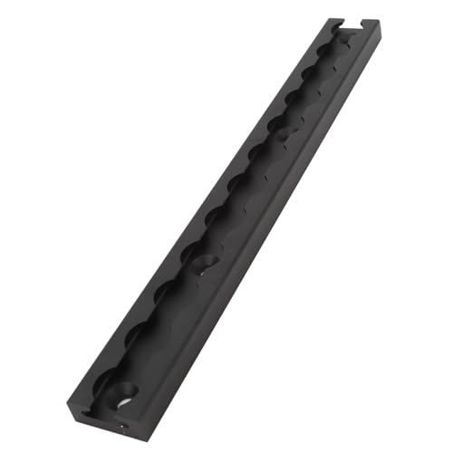 Riel de Riel en L, Riel en L de Aluminio de 12 Pulgadas, Riel de Amarre de Remolque Versátil para Remolque Cerrado, Remolque Utilitario, Camioneta o Caja de Camión (negro)