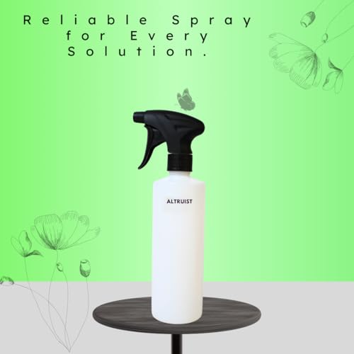 Image of ALTRUIST 500ml Heavy Duty Sprayer | Chemical Resistant Trigger Spray Bottle | Ideal for Pesticides, Plant Nutrients & Gardening | Pack of 2