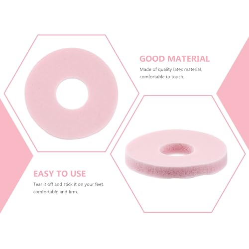 18 Sheets 108 Pcs Self Adhesive Callus Cushions Soft Foam Corn Pads Waterproof Toe and Foot Protectors Moleskin for Feet