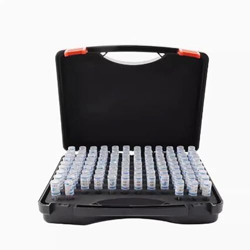 iDili High-Precision White Steel Pin Gauge Set, Smooth Plug Pin Gauge Measurement Precision Inspection Tool (4.0-5.0mm)