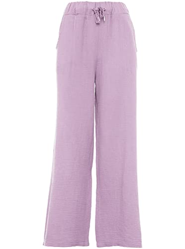 Zwillingsherz Musselin Hose aus 100% Baumwolle – Hochwertige Sommerhose...