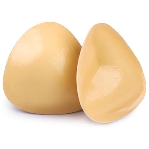 Niidor Bra Inserts,Sticky Bra Pads Inserts Push Up, Bikini Padding Inserts Reusable, Stick on Bra Pads for Swimsuit Sport Bra Large Cover