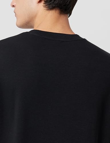 Image of adidas Men's Sweatshirts | M Crew Logo Sw | Black |