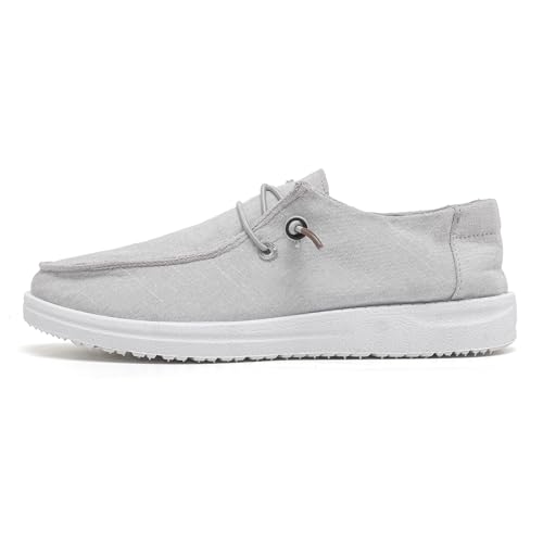 Image of betyswear Womens Loafers Women Shoes Casual Slip-On Canvas Shoes Breathable Lightweight Boat Shoes for Women