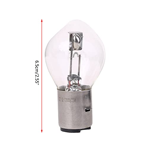 Lâmpada De Farol De Motocicleta 12V 35W 10A B35 BA20D Para Motocicleta Quadriciclo Scooter Vidro Ade
