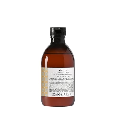 Davines Alchemic Shampoo Golden, Color Enhancing Cleanser for Golden Blonde