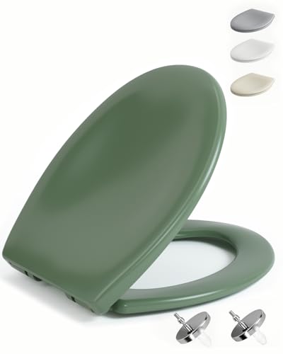 HySail Abattant WC avec Frein de Chute – Durable, Écologique, Résistant à la Décoloration,...