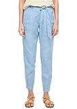leg_style - Zugeschnitten s.Oliver Damen 120.10.006.18.180.2039240 Hose, Light Blue Melange, 42