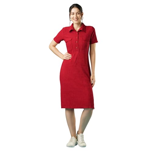 Image of Globus Women Dress (GS583104 Brown S)