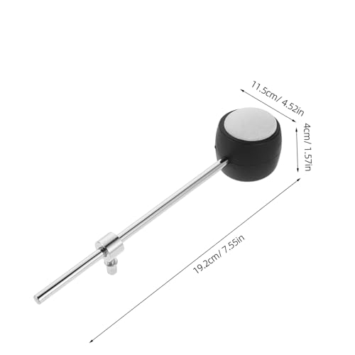 Pedal de bombo con mazo de fieltro para percusión miniatura 2