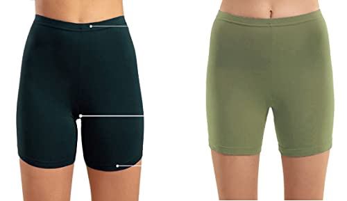 Image of OM SAI LATEST CREATION Poly Spandex Women's Sport Shorts for Regular Fit | Sport Shorts for Workout, Yoga, Running, Exercise, Cycling, Gym Wear for Casual Day (Pack of 2)