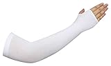 GAcompany GAP-04 Uv Protection Hand Cover Arm Sleeves Sports Driving Golf Cooling Cool Cover Sun, White