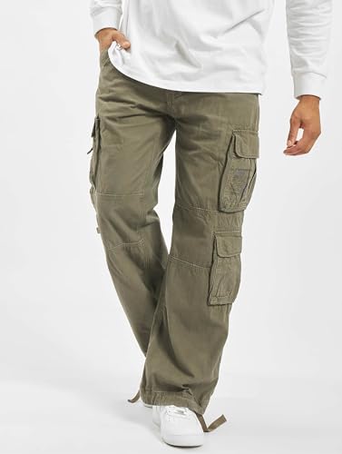 Brandit Pure Vintage Pants, Uomo, Olive, M - 3