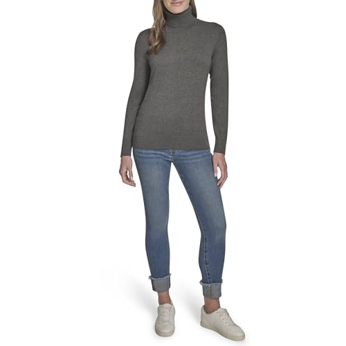 Tommy Hilfiger Women's Cotton Lightweight Turtleneck Sweater2