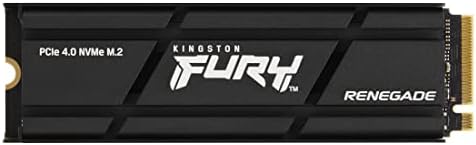 Kingston Fury Renegade 2TB PCIe Gen 4.0 NVMe M.2 Internal Gaming SSD with Heat Sink | PS5 Ready | Up to 7300MB/s | SFYRDK/2000G