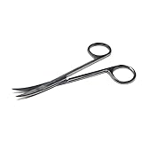 Premium Iris Scissors Micro Dissecting Scissors Curved 4.5" with Fine Sharp Blades Made of Stainless Steel Medical Surgical Tools (Silver) -  High Tech Instruments