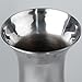 Metal Vase Centerpiece Decoration, Stainless Steel Tabletop Flower Silver Vases- Ideal for Office, Home Wedding Birthday Anniversary Ceremony Event Decor(Silver-1PCS)