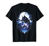 Wolf art Fantasy Mythical creature Wildlife Moon