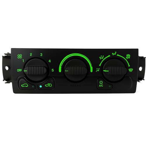 Kit de luces LED verdes para control de clima Chevy Silverado miniatura 1