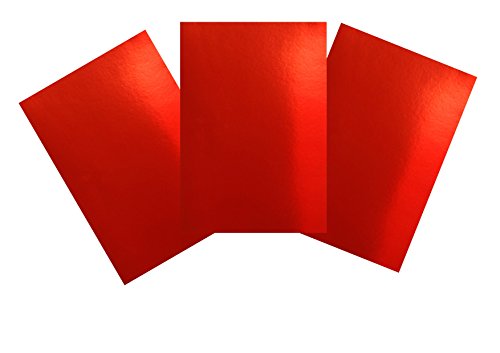 Foil Card rouge A2 240 g/m² House of Card & papier pour réussir vos grands projets de carterie