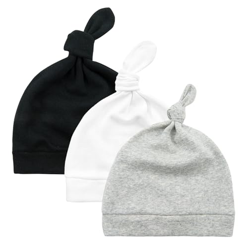 Image of American Trends Newborn Baby Hat Set Toddler Beanie Hats Soft Hospital Caps for Infant Baby Girls Boys