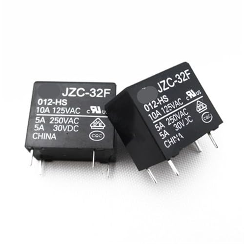 Relais HF32F-G-012-HST 12V Évite la Surchauffe de Vos Circuits JZC-32F 4 Broches