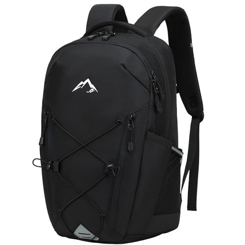 AO ALI VICTORY Women's Laptop Backpack 15.6 inch,Travel Backpack for Men,College Bookbag, Lightweight Outdoor Sport Hiking Back Pack, Everyday Daypack, Black