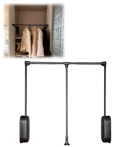 Tringle de placard extensible pour optimiser une petite armoire encombrée - 2