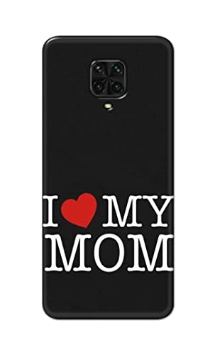 Image of PRINTFIDAA I Love My Mom Hard Back Cover for Poco M2 Pro /Redmi Note 9S Back Cover -(P6) KAT1006