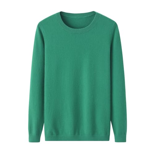 Image of 100% Pure Cashmere Crewneck Sweater for Women Long Sleeve Warm Soft Lightweight Knit Pullover