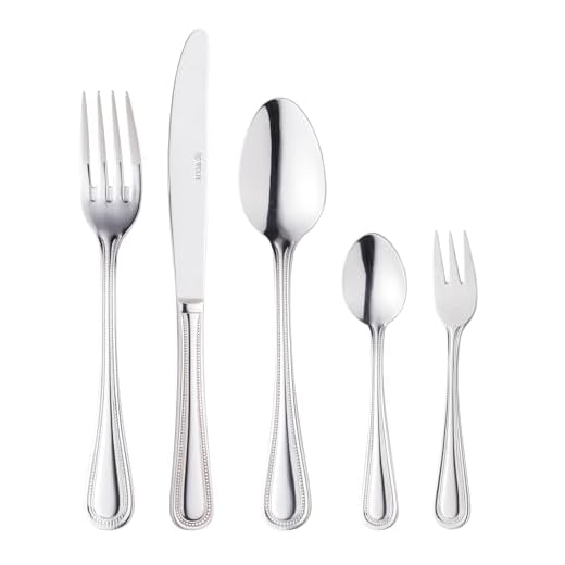 WOLFF Faqueiro de Aço Inox Pérola 30 Peças - Jogos de Talheres - Mesa Posta - Utensílios de Cozinha, Enxoval, Casamento, Decoração