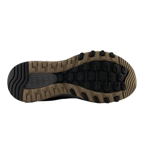 New Balance Men's 410 V8 Trail Running Shoe, Black/Magnet/Mushroom, 7 W