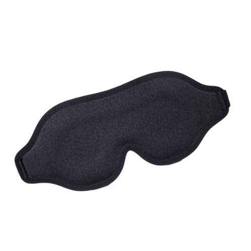 UTHCLO 3Dステレオゴーグル sleeping mask sleep mask スリープアイカバー メモリーコットン アイマスク スリーピングマスク 快適な目隠し 低反発素材 Black