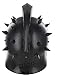THOR INSTRUMENTS Maximus Gladiator Armor Helmet Black Finish Medieval Adult Costume Rustic Vintage Home Decor Gifts
