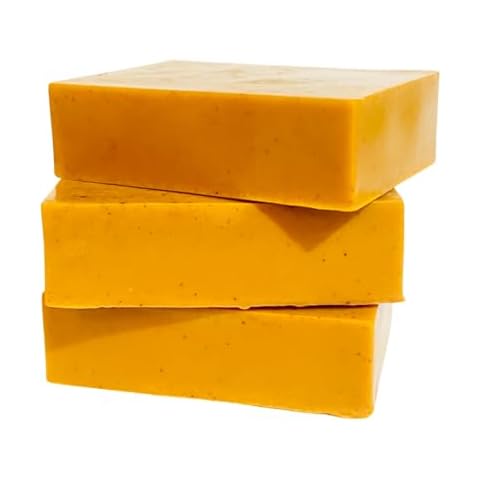 Turmeric and Kojic Acid Soap All Natural Gentle Cleanser for All Skin Types. Face & Body Cleanser for Men, Women & Teens (3 Soap Bars) Cover
