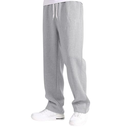Boys Sweatpants Athletic Workout Kids Clothes Joggers Pocket Drawstring Baggy Sweatpants Straight Leg Open Bottom