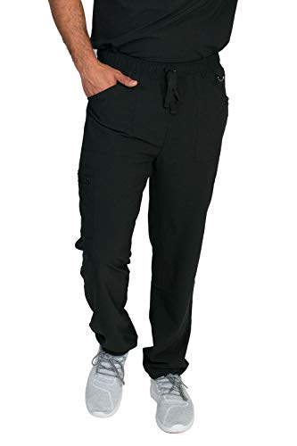 Medgear Caspian Men's 9-Pocket Straight Leg Pants (Black, 2X)