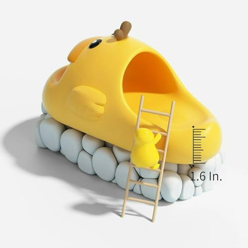 Cute Duck Slippers for Parent Child Indoor Shower Sandals Outdoor Travel Beach Sandals Anti-Slip Soles3