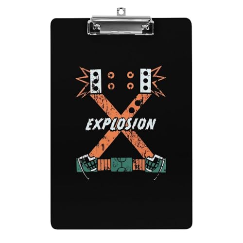 ヒロアカ アクリル クリップボード A4 バインダー クリップホルダ 資料ケース ァイルボード スケッチボード ライティングパッド おしゃれ かわいい 人気 携帯便利 縦型 厚手ク 文房具 絵画 教室 事務用