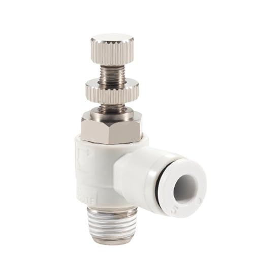 Connecteur de tuyau pneumatique MSL3-M5 mini vanne de régulation vitesse 10 pièces
