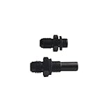 Dewhel Black 6AN x 1/4NPS 4L80E GM Transmission Oil Cooler Adapter Fittings 1997-2007