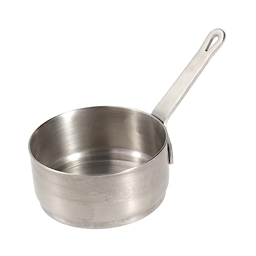 PRETYZOOM Stainless Steel Mini Pot Cooking Sauce Sauce Dish Soup Pot Milk Pan Non Stick Pan Cookware Frying Easy Hanging Storage