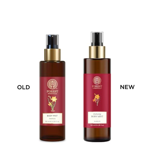 Image of Forest Essentials Fragrant Body Mist Nargis | Aloe Vera juice infused Perfume Spray to keep Skin Scented & Hydrated Through the Day