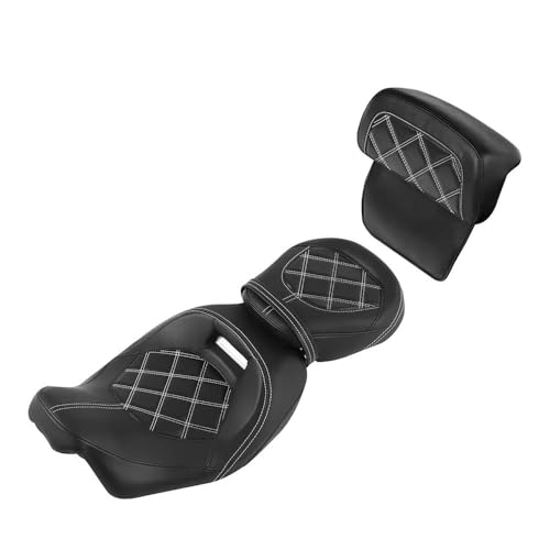 Selle de moto touring anti fatigue avec coffre arrière pour Tri-Glide 2020