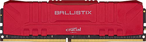 Ballistix DDR4 8GB メモリ レッド Crucial Ballistix BL8G30C15U4R 3000 MHz DDR4 DRAM Memoria de